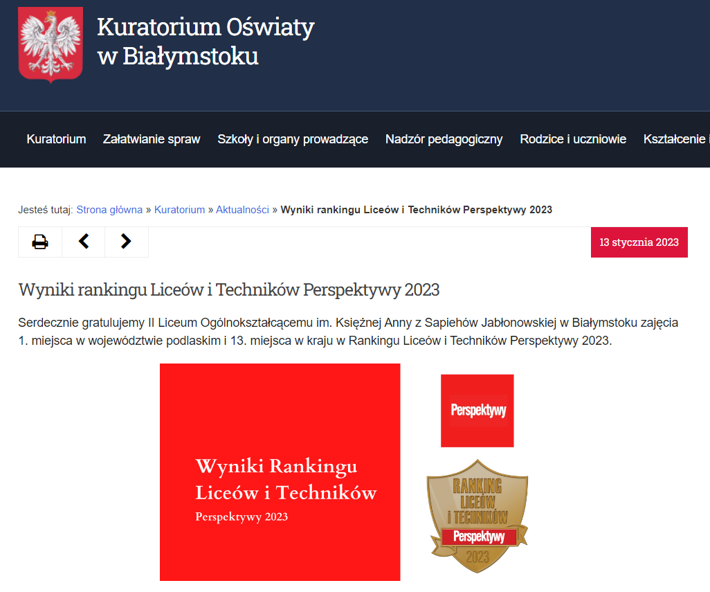 link do artykułu na stronie Kuratorium Oświaty w Białymstoku