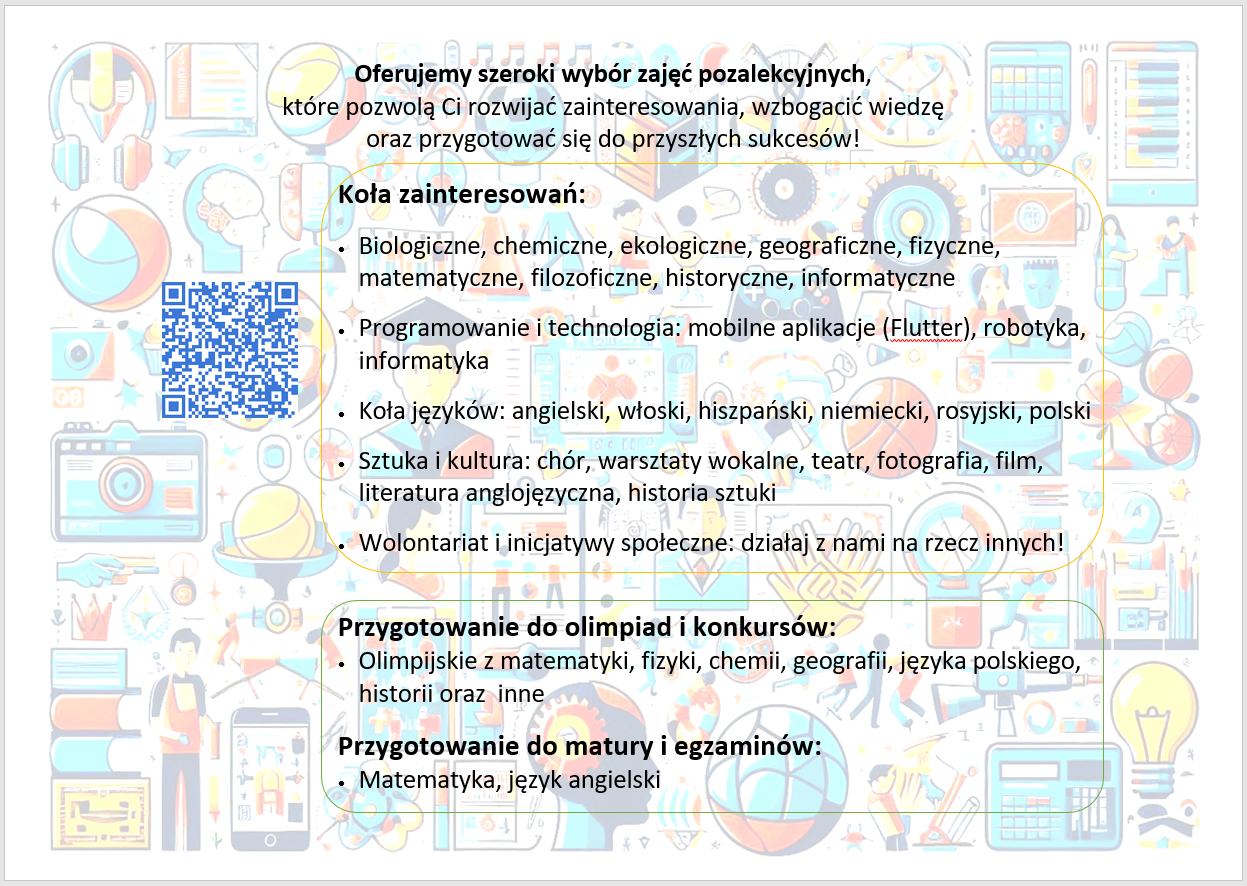 Zajęcia pozalekcyjne II LO