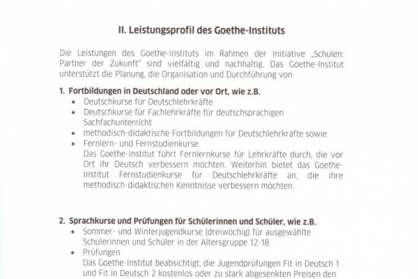 Zdjęcie przedstawiające umowę PASCH w języku niemieckim - strona 2