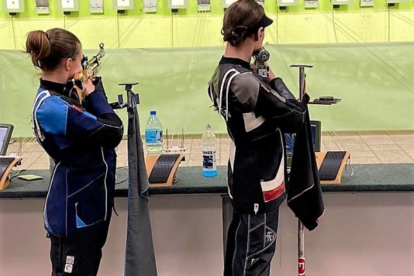 Weronika Puchalska i Michał Januszewski w czasie finału konkurencji MIX