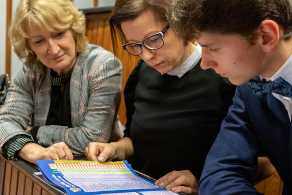 Oczekiwanie na wyniki - kliknięcie spowoduje powiększenie zdjęcia Zdjęcie przed ogłoszeniem wyników