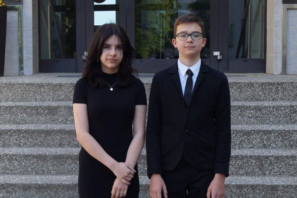 Wojewódzki Konkurs Biologiczny - kliknięcie spowoduje powiększenie zdjęcia Laureaci: Zofia Kościuch (8B) Finaliści: Tymoteusz Kamiński (7A)