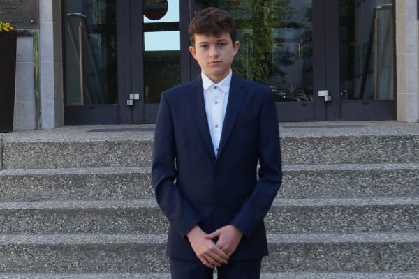 Wojewódzki Konkurs Informatyczny - kliknięcie spowoduje powiększenie zdjęcia Laureaci: Patryk Radziwoński (7A)