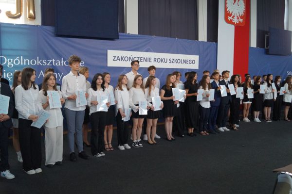 Zakończenie roku szkolnego w klasach ósmych