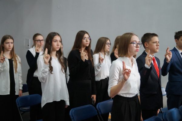 Ślubowanie klas pierwszych liceum