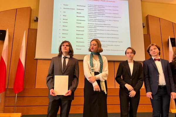 Wśród  nagrodzonych Jan Błażuk i Maja Brzozowsk