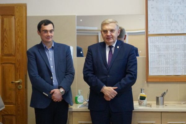 Prezydent Miasta i Pan Dyrektor - kliknięcie spowoduje powiększenie zdjęcia Prezydent Miasta i Pan Dyrektor