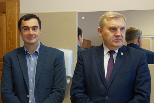 Prezydent Miasta i Pan Dyrektor - kliknięcie spowoduje powiększenie zdjęcia Prezydent Miasta i Pan Dyrektor