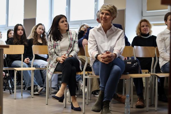 Goście z Instytutu Goethego - kliknięcie spowoduje powiększenie zdjęcia Goście z Instytutu Goethego