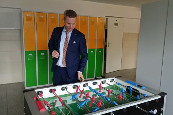 Goście z Instytutu Goethego - kliknięcie spowoduje powiększenie zdjęcia Goście z Instytutu Goethego