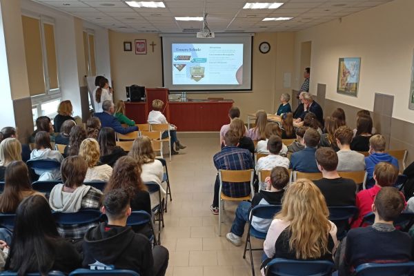 Goście z Instytutu Goethego - kliknięcie spowoduje powiększenie zdjęcia Goście z Instytutu Goethego