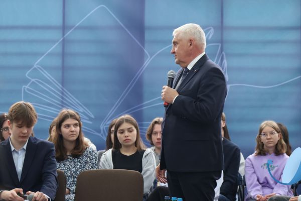 Spotkanie z Prezydentem - kliknięcie na zdjęcie spowoduje powiększenie Spotkanie z Prezydentem