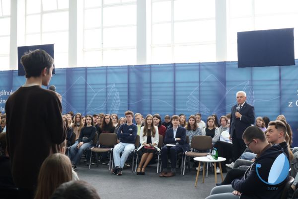 Spotkanie z Prezydentem - kliknięcie na zdjęcie spowoduje powiększenie Spotkanie z Prezydentem