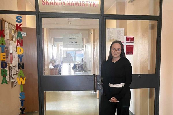 Weronika Leosz - finalista 47. Olimpiady Języka Niemieckiego - kliknięcie spowoduje powiększenie zdjęcia Weronika Leosz - finalista 47. Olimpiady Języka Niemieckiego