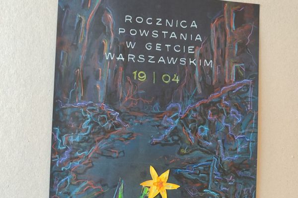Autorski plakat nawiązujący do wydarzeń - kliknięcie spowoduje powiększenie zdjęcia Autorski plakat nawiązujący do wydarzeń
