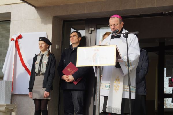 Święcenie tablicy pamiątkowej