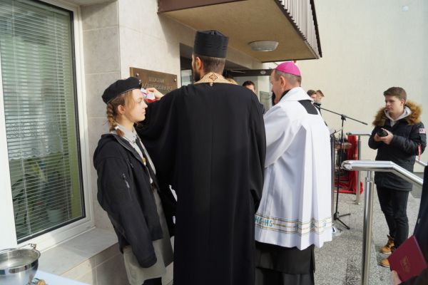 Święcenie tablicy pamiątkowej