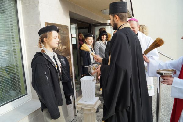 Święcenie tablicy pamiątkowej