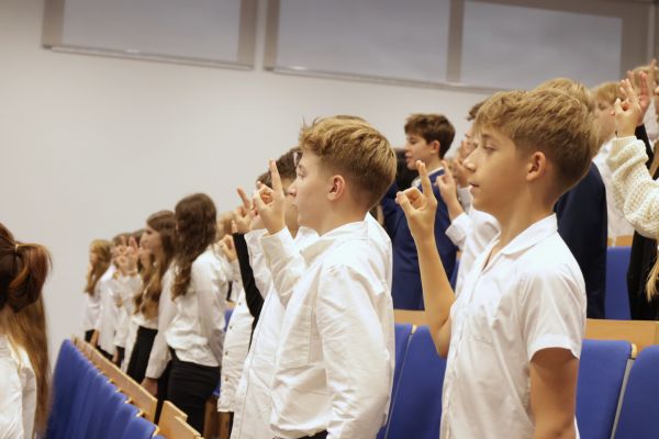 Ślubowanie klas 7 2025 Ślubowanie klas 7 2025