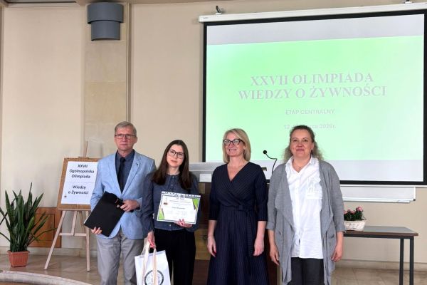 XXVII Ogólnopolska Olimpiada Wiedzy o Żywności