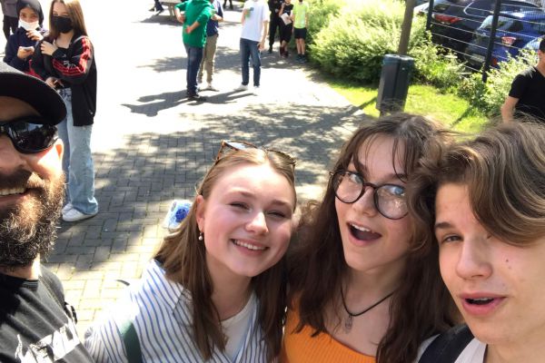 Uczniowie Erasmus, wspólne selfie