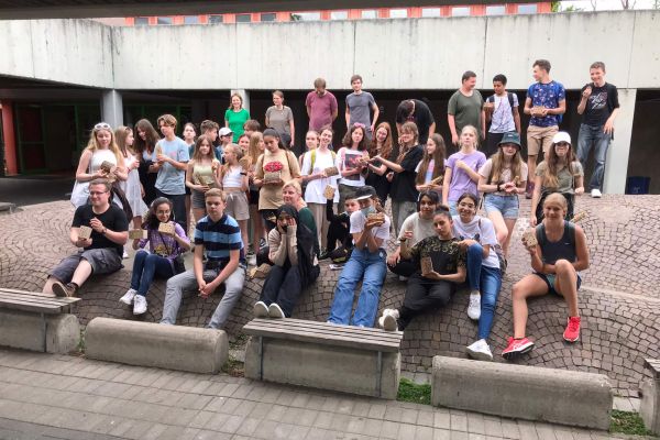 Zdjęcie grupowe, wszyscy uczestnicy Erasmus