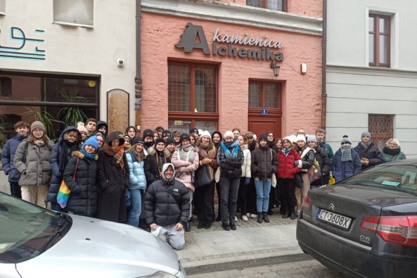 Uczestnicy wycieczki do Torunia 